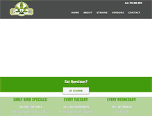 Tablet Screenshot of greenheartdispensary.com